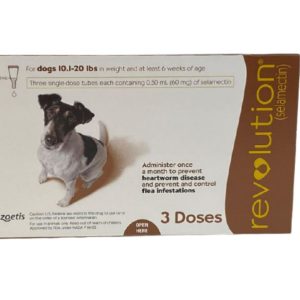 Revolution For Dogs 5.1-10kg (Brown)