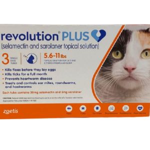 Revolution Plus For Cats 5.6-11lbs (Orange)
