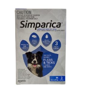 Simparica - Chews for Dogs 10.1-20kg (Blue)
